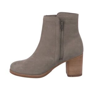 Frye Women's Taupe Suede Side-Zip Ankle Boot